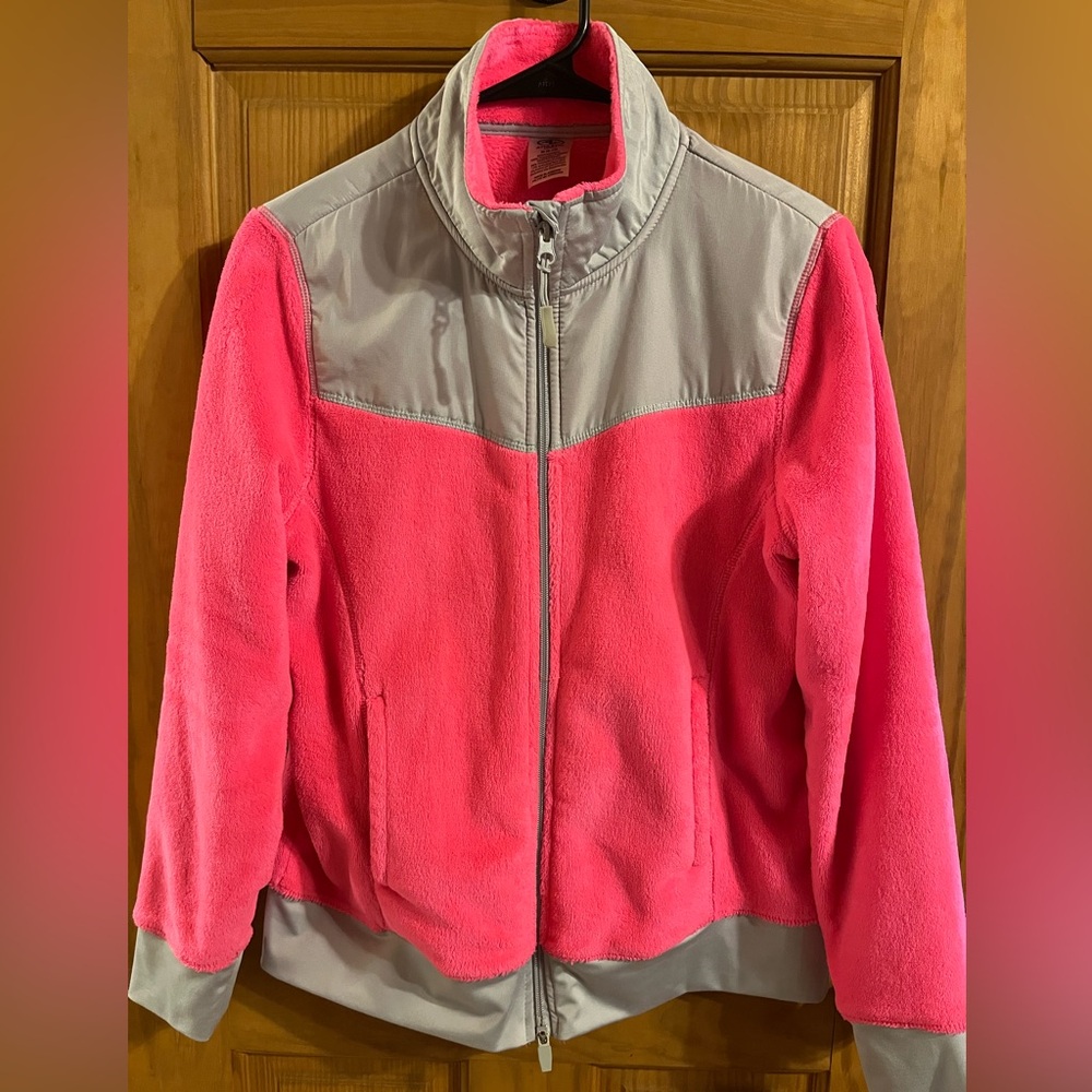 Athletic Works Women’s  Size Medium Partially Reflective Pink Fleece Jacket